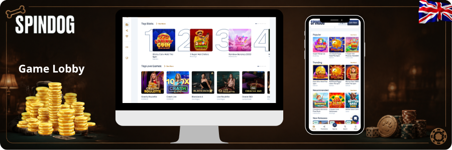Spindog Casino UK library