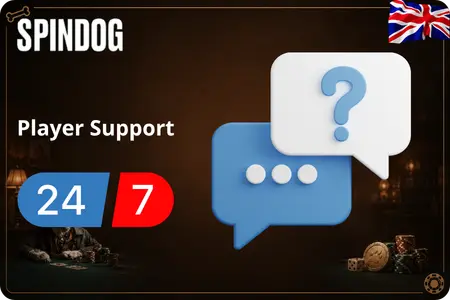 Spindog Casino live chat team